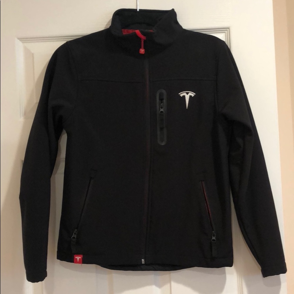 Tesla hard shell zip up
